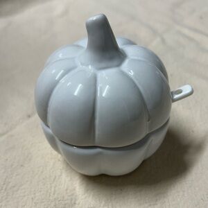 Pumpkin Sugar Container with Spoon